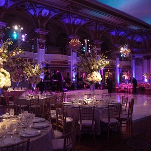 DesignLight Fairmont Copley lighting for wedding