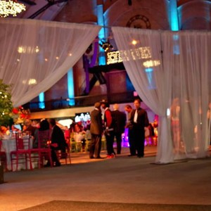 DesignLight the Castle fabric and lighting for mitzvah